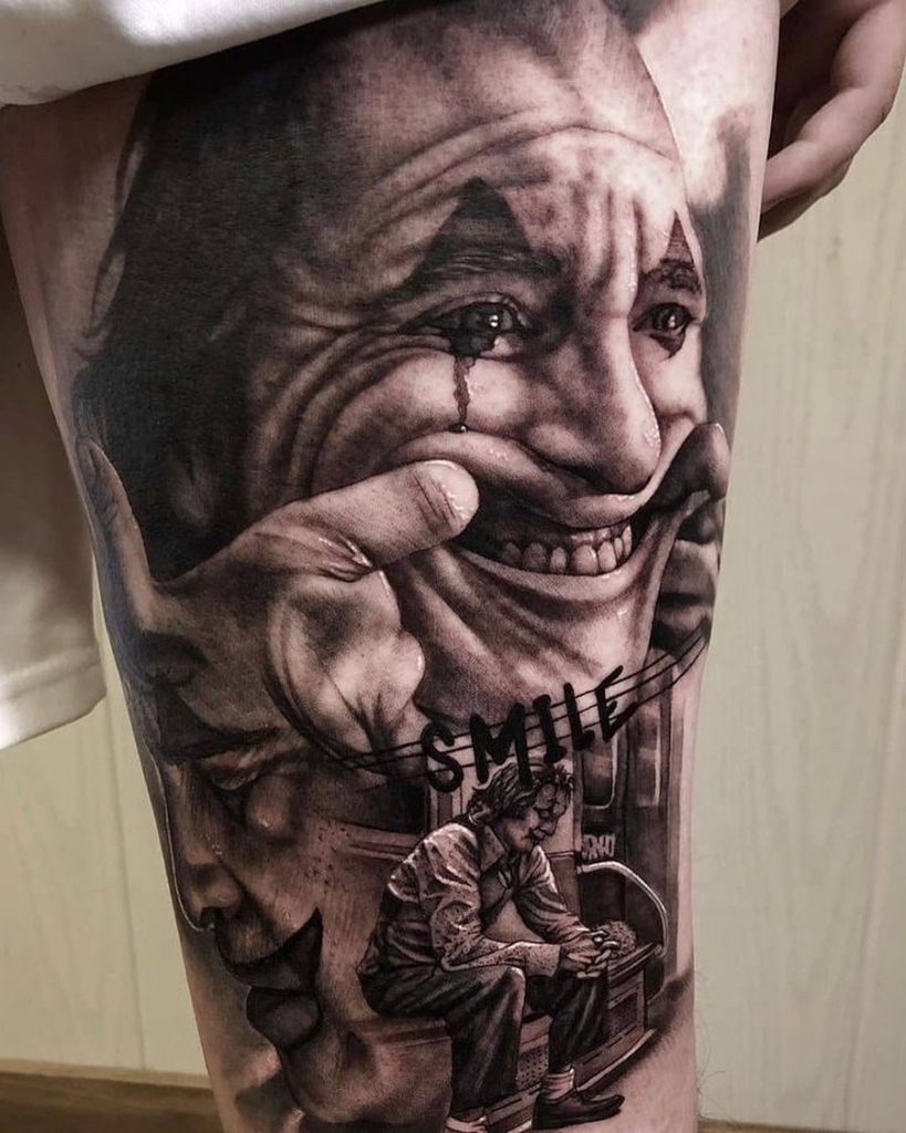 tattoo joker coringa