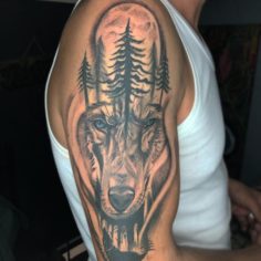 tatuagem de lobo blessed tattoo