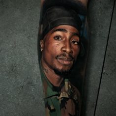 tupac shakur tattoo