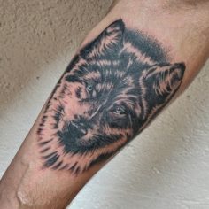 wolf tattoo bautistattoos