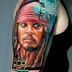 capitao jack sparrow tattoo