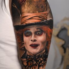 chapeleiro maluco tattoo