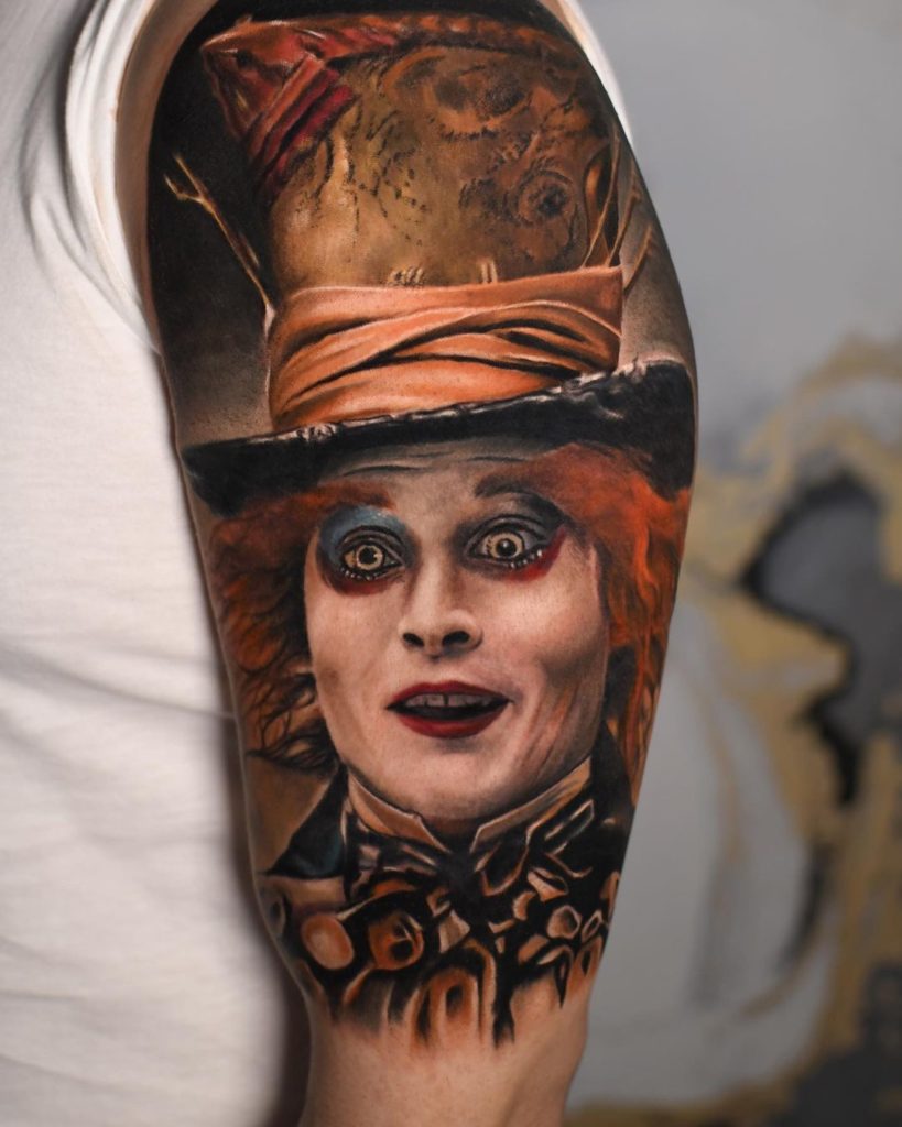 chapeleiro maluco tattoo